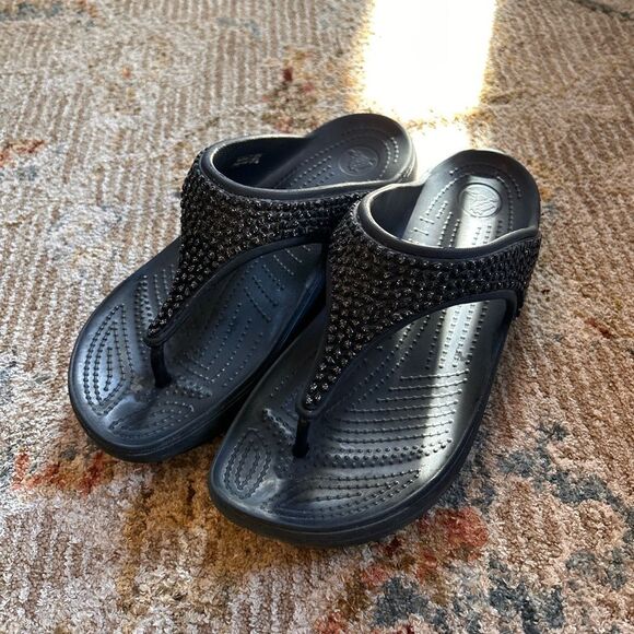 CROCS Embellished Sandals - Picture 2 of 7